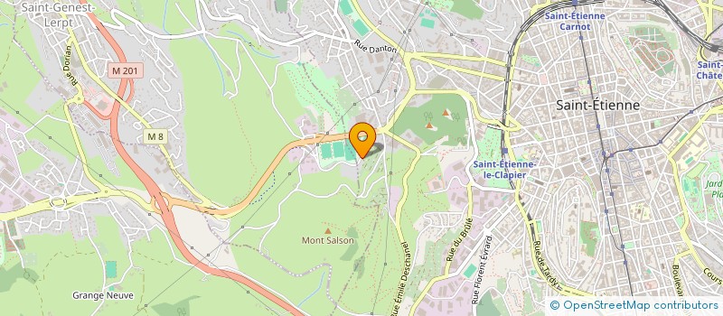 localisation de l'entreprise MONSIEUR DANY LAGRENEE  SAINT-ETIENNE