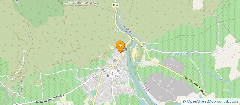 localisation de l'entreprise MONSIEUR DANY LASSAGNE  SAINT-JEAN-DE-FOS