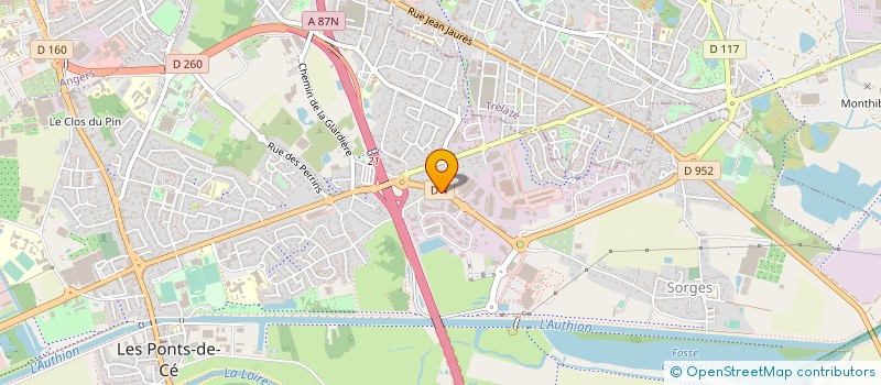 localisation de l'entreprise MONSIEUR DANY LE BAS  LES PONTS-DE-CE