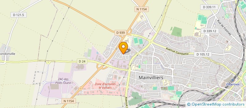 localisation de l'entreprise MONSIEUR DANY LE BLANC à MAINVILLIERS