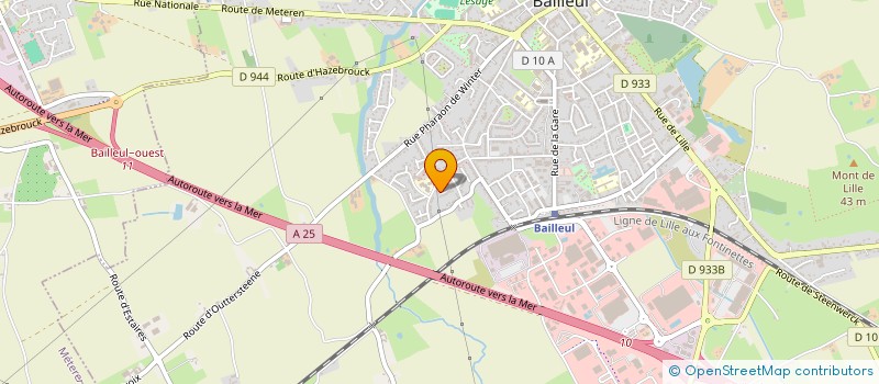 localisation de l'entreprise MONSIEUR DANY LECLERCQ à BAILLEUL