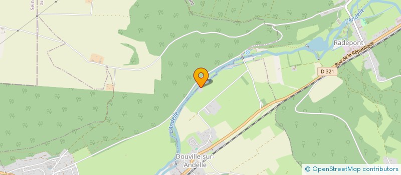 localisation de l'entreprise MONSIEUR DANY LEFRANCOIS  DOUVILLE-SUR-ANDELLE