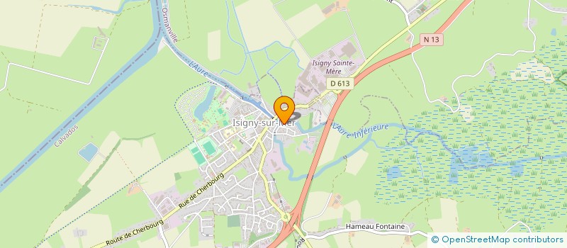 localisation de l'entreprise MONSIEUR DANY LEHONGRE  ISIGNY-SUR-MER