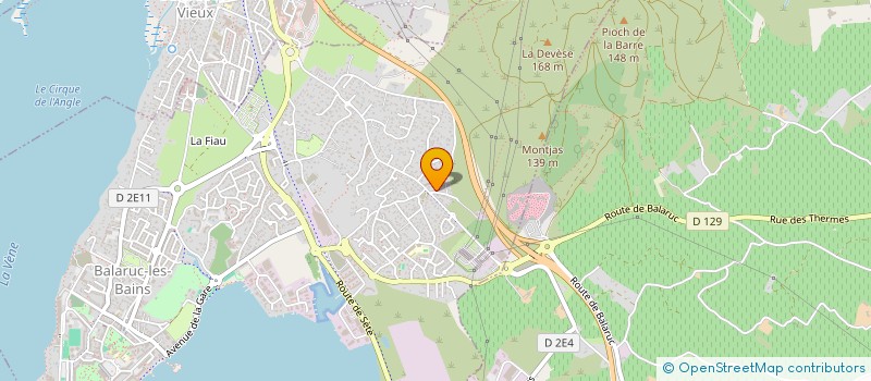 localisation de l'entreprise MONSIEUR DANY LEROY  BALARUC-LES-BAINS