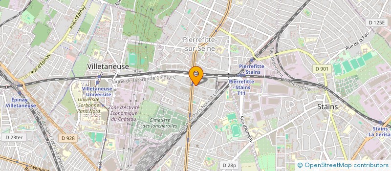 localisation de l'entreprise MONSIEUR DANY LUTU KALABULA  LE THILLAY