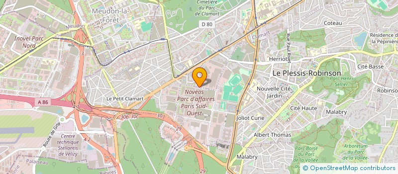 localisation de l'entreprise MONSIEUR DANY MACHADO à CLAMART