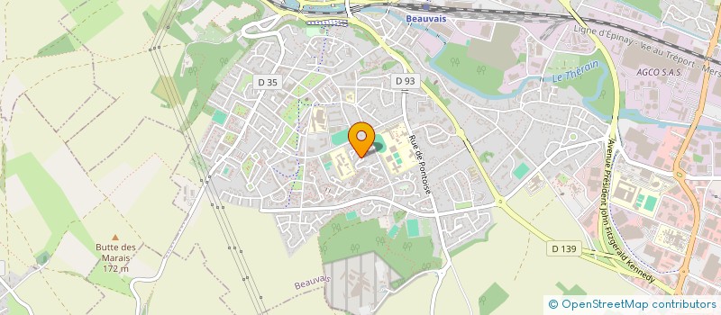 localisation de l'entreprise MONSIEUR DANY MAHROUG  BEAUVAIS