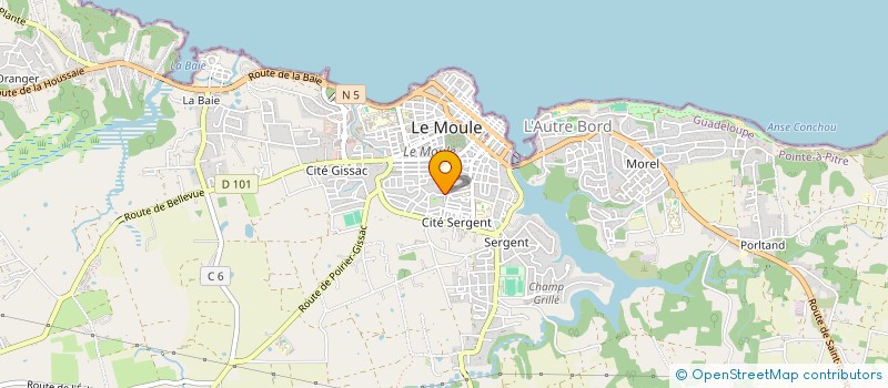 localisation de l'entreprise MONSIEUR DANY MAMANDBY à LE MOULE
