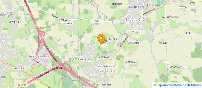 localisation de l'entreprise MONSIEUR DANY MAREINE  SAINT-ANDRE-DE-BAGE