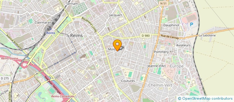 localisation de l'entreprise MONSIEUR DANY MASSIN  REIMS