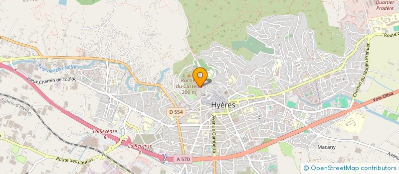 localisation de l'entreprise MONSIEUR DANY-MAURICE NAULET à HYERES