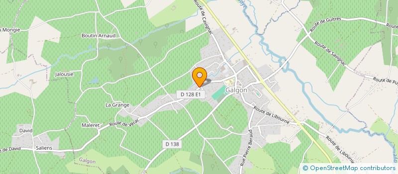 localisation de l'entreprise MONSIEUR DANY MONDON  GALGON