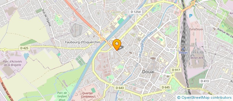 localisation de l'entreprise MONSIEUR DANY MOREL  DOUAI