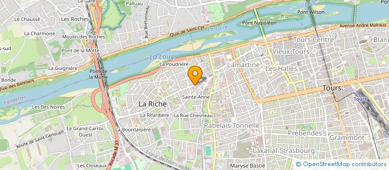 localisation de l'entreprise MONSIEUR DANY MORTRET  LA RICHE