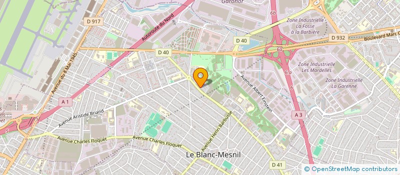 localisation de l'entreprise MONSIEUR DANY MPOYI à LE BLANC-MESNIL
