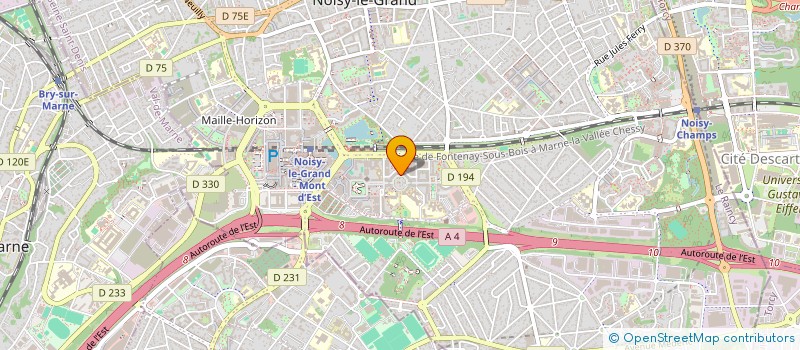 localisation de l'entreprise MONSIEUR DANY NDOUMBE  NOISY-LE-GRAND