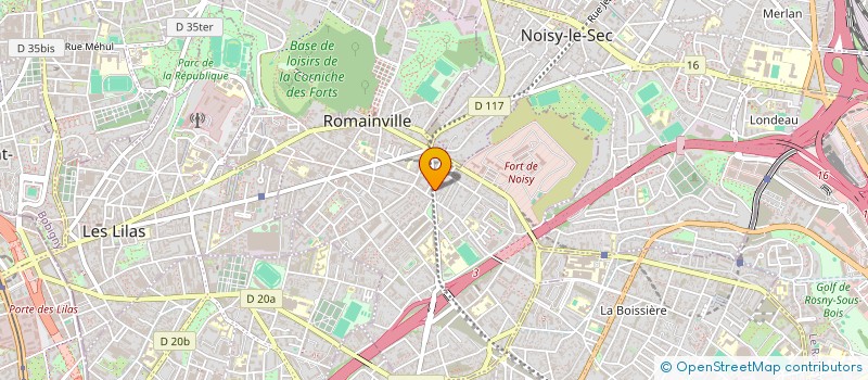 localisation de l'entreprise MONSIEUR DANY NGUYEN à ROMAINVILLE