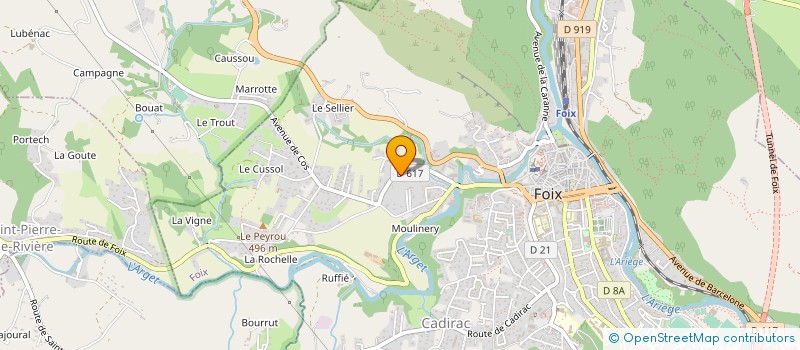 localisation de l'entreprise MONSIEUR DANY PABOU à FOIX