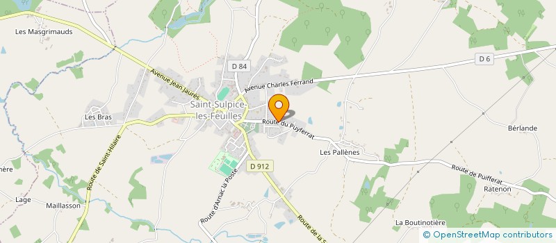 localisation de l'entreprise MONSIEUR DANY PAGNAT à SAINT-SULPICE-LES-FEUILLES