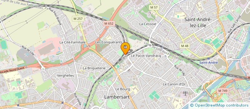 localisation de l'entreprise MONSIEUR DANY PERON à LAMBERSART