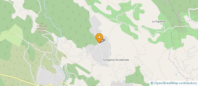 localisation de l'entreprise MONSIEUR DANY PERRON  FLAYOSC