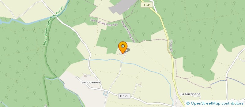 localisation de l'entreprise MONSIEUR DANY PINGUET à LES CORVEES-LES-YYS