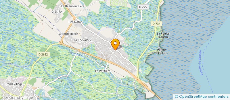 localisation de l'entreprise MONSIEUR DANY PRIVAT à LE CHATEAU D OLERON