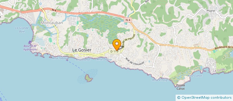 localisation de l'entreprise MONSIEUR DANY RAPHAN à LE GOSIER