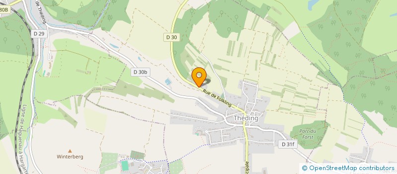 localisation de l'entreprise MONSIEUR DANY REINHARDT  THEDING