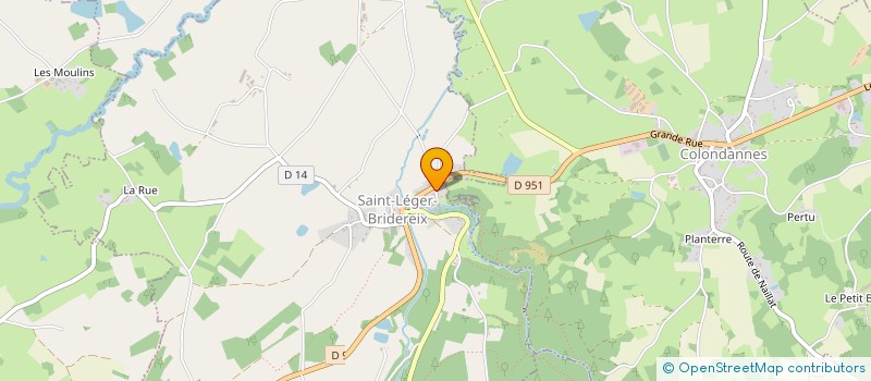 localisation de l'entreprise MONSIEUR DANY RENARD à SAINT-MAURICE-LA-SOUTERRAINE