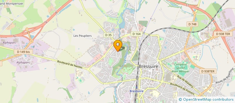 localisation de l'entreprise MONSIEUR DANY ROBIN  BRESSUIRE