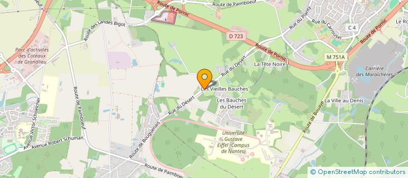 localisation de l'entreprise MONSIEUR DANY ROUZEE  BOUGUENAIS