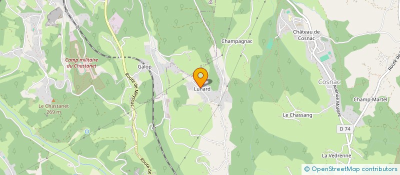 localisation de l'entreprise MONSIEUR DANY RUDELLE  COSNAC