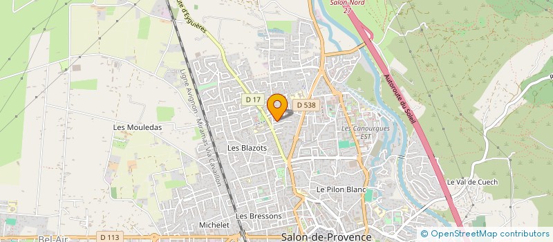 localisation de l'entreprise MONSIEUR DANY SCHUH à SALON-DE-PROVENCE