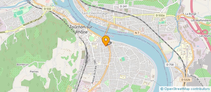 localisation de l'entreprise MONSIEUR DANY SIOMUCHA à TOURNON-SUR-RHONE