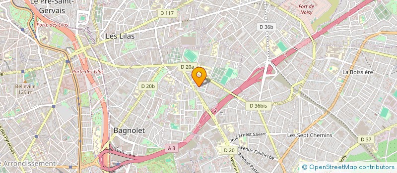 localisation de l'entreprise MONSIEUR DANY SWEID à BAGNOLET