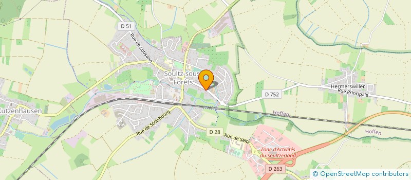 localisation de l'entreprise MONSIEUR DANY THALMANN  SOULTZ-SOUS-FORETS