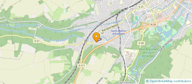 localisation de l'entreprise MONSIEUR DANY THUILLIER à ETAMPES