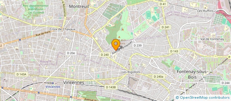 localisation de l'entreprise MONSIEUR DANY TROJMAN à FONTENAY-SOUS-BOIS