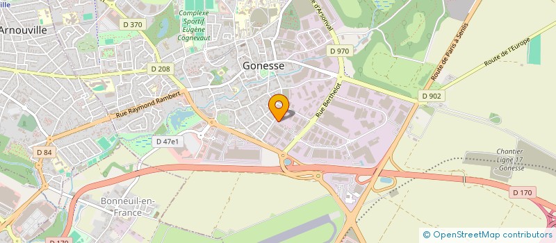 localisation de l'entreprise MONSIEUR DANY TURHAN à GONESSE