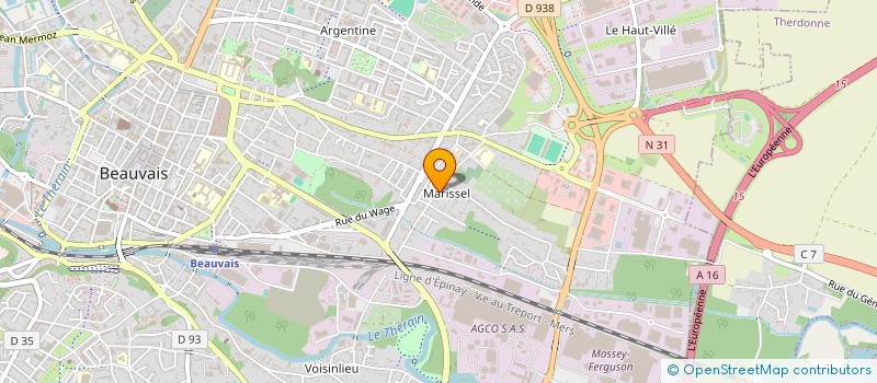 localisation de l'entreprise MONSIEUR DANY VASSEUR  GOINCOURT