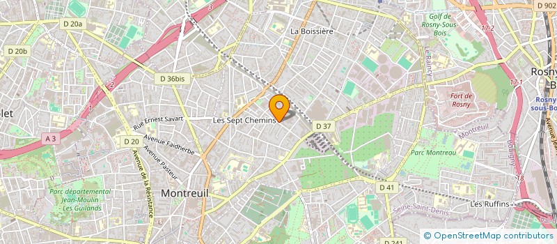 localisation de l'entreprise MONSIEUR DANY VERGEROLLE à MONTREUIL