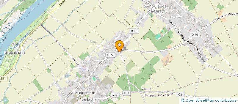 localisation de l'entreprise MONSIEUR DANY VERMEERSCH  VINEUIL