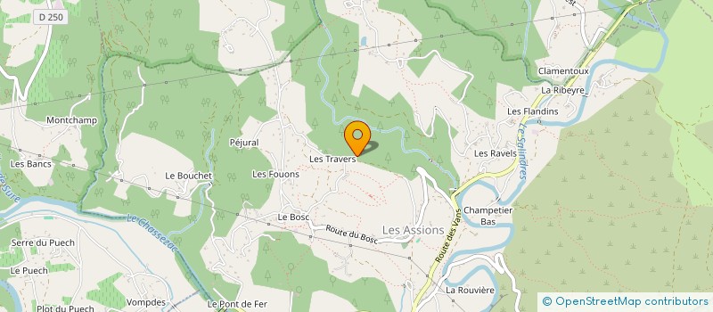 localisation de l'entreprise MONSIEUR DANY VILAINE à MALARCE-SUR-LA-THINES