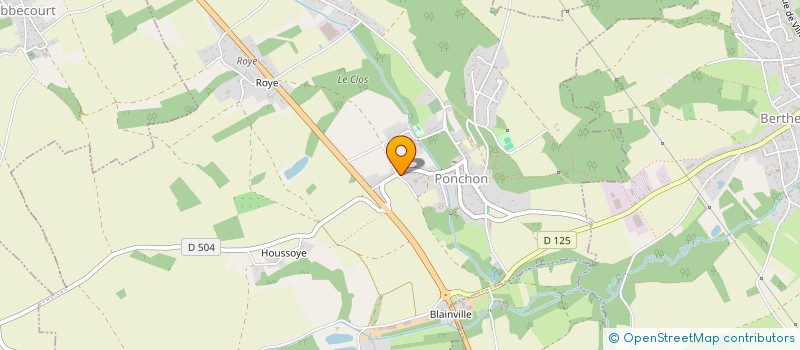 localisation de l'entreprise MONSIEUR DANY VILLAIN  PONCHON