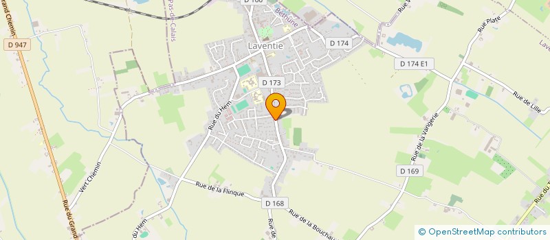 localisation de l'entreprise MONSIEUR DANY WATTIEZ  LAVENTIE