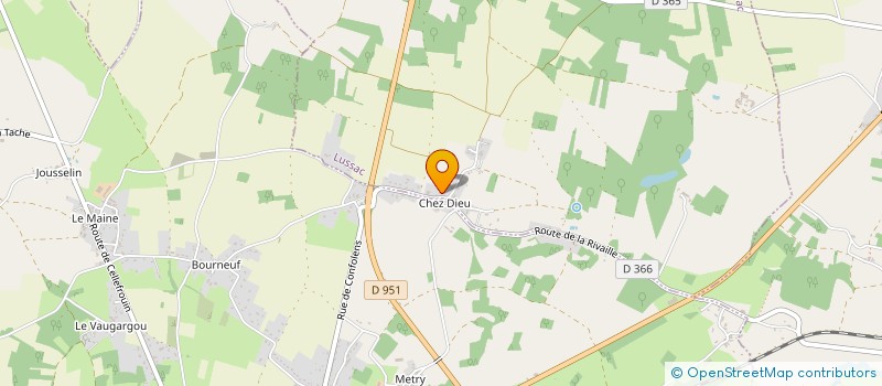localisation de l'entreprise MONSIEUR DANY WEIGERDING à LUSSAC