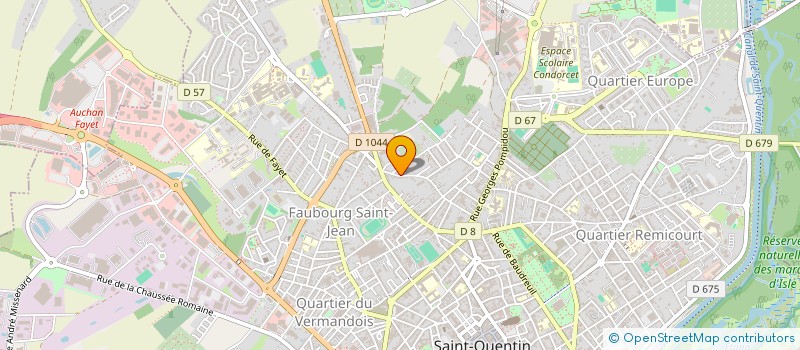 localisation de l'entreprise MONSIEUR DANY WIART à SAINT-QUENTIN