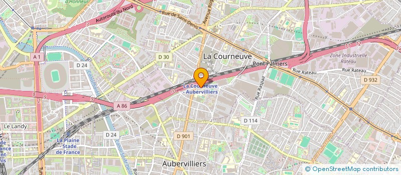 localisation de l'entreprise MONSIEUR DANYAAL JAN à LA COURNEUVE