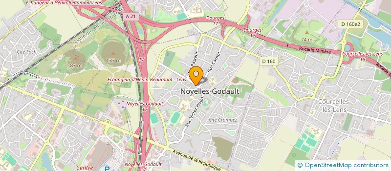 localisation de l'entreprise MONSIEUR DANYL LENNE  NOYELLES-GODAULT